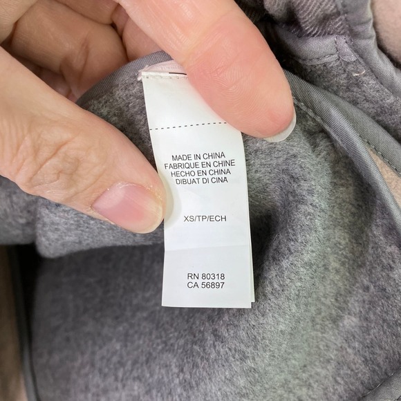 Lucky Brand Beige Tan and Gray Asymmetrical Wool Blend Jacket Women's Size XS - Picture 8 of 16